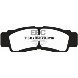 EBC FA676TT BRAKE PAD FA-TT SERIES CARBON FIBER