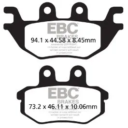 EBC FA686TT BRAKE PAD FA-TT SERIES CARBON FIBER