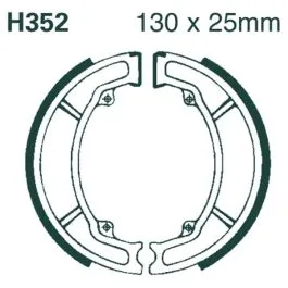 EBC H352 BRAKE SHOE PLAIN SERIES ORGANIC