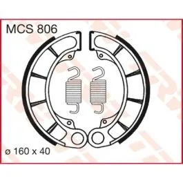 TRW MCS806 BRAKE SHOES STANDARD