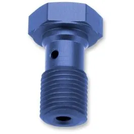 TRW MCH901B BANJO BOLT M10X1.25 ALUMINIUM BLUE