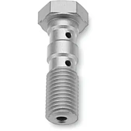 TRW MCH951A DOUBLE BANJO BOLT M10X1.25 ALUMINIUM SILVER