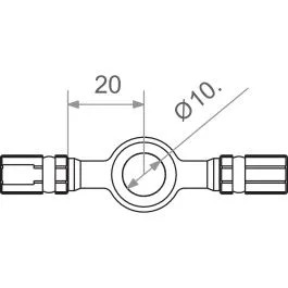 TRW MV10K00A BANJO CONNECTOR M10 SL
