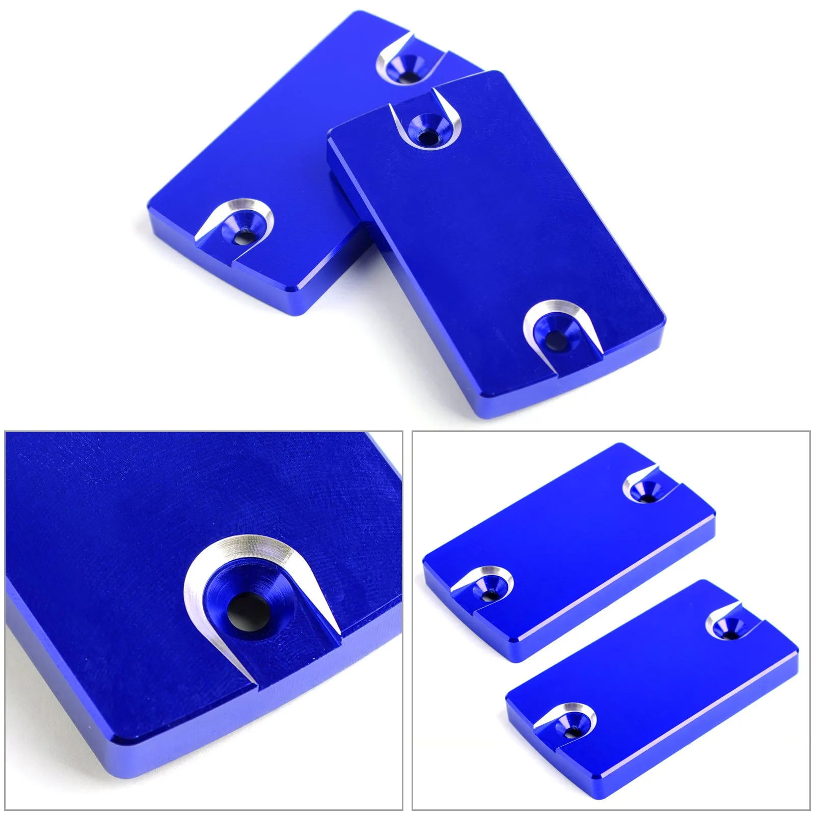 2x Bouchons de Réservoir de Frein Avant Bleu Fit pour Suzuki BANDIT1250/S/F 07-16 SV1000 Generic