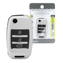 Coprichiave TPU KIA B02H Argento - Cover chiave Kia B02H - TPU Argento 7,6x4,5x
