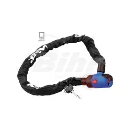 catena con lucchetto e allarme sonoro 10x120