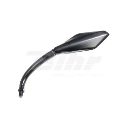 Specchio retrovisore sinistro nero trapezoidale universale