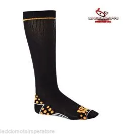 calzini lunghi six compressione arancio 43 46