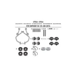 attacchi parabrezza sym symphony st 50-125-200 (2015)