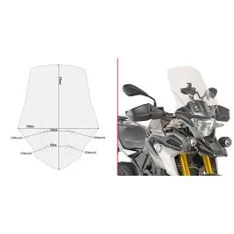 parabrezza bmw g 310 gs d5126st