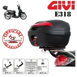 Kit portabauletto Scarabeo 125 200 dal 2007 a giugno 2011 specifico per monolock