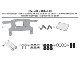 Kit di attacco S250 Tool Box sul portavaligie laterale PLO tl6415kit