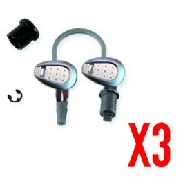 KIT serratura 3 pezzi argento Z228A