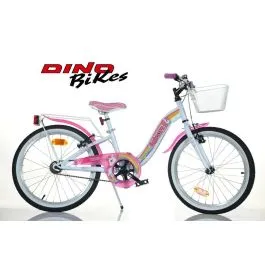 Bici 20 Unicorno rosa Bicicletta per bambina Dino Bike