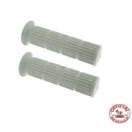 coppia manopole vespa px grigie