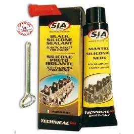 pasta nera - mastice siliconico nero 75 ml