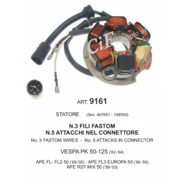 statore ape 50 fl vespa hp 50 (5 fili) 199500