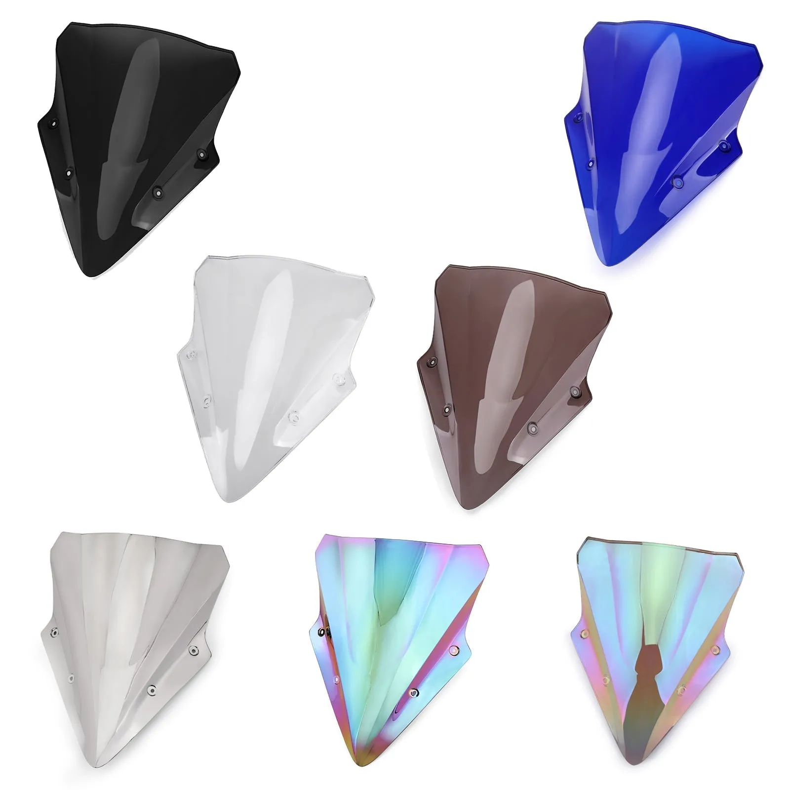 Pare-brise en plastique ABS pour moto KAWASAKI EX650 Ninja650 17-18 B générique