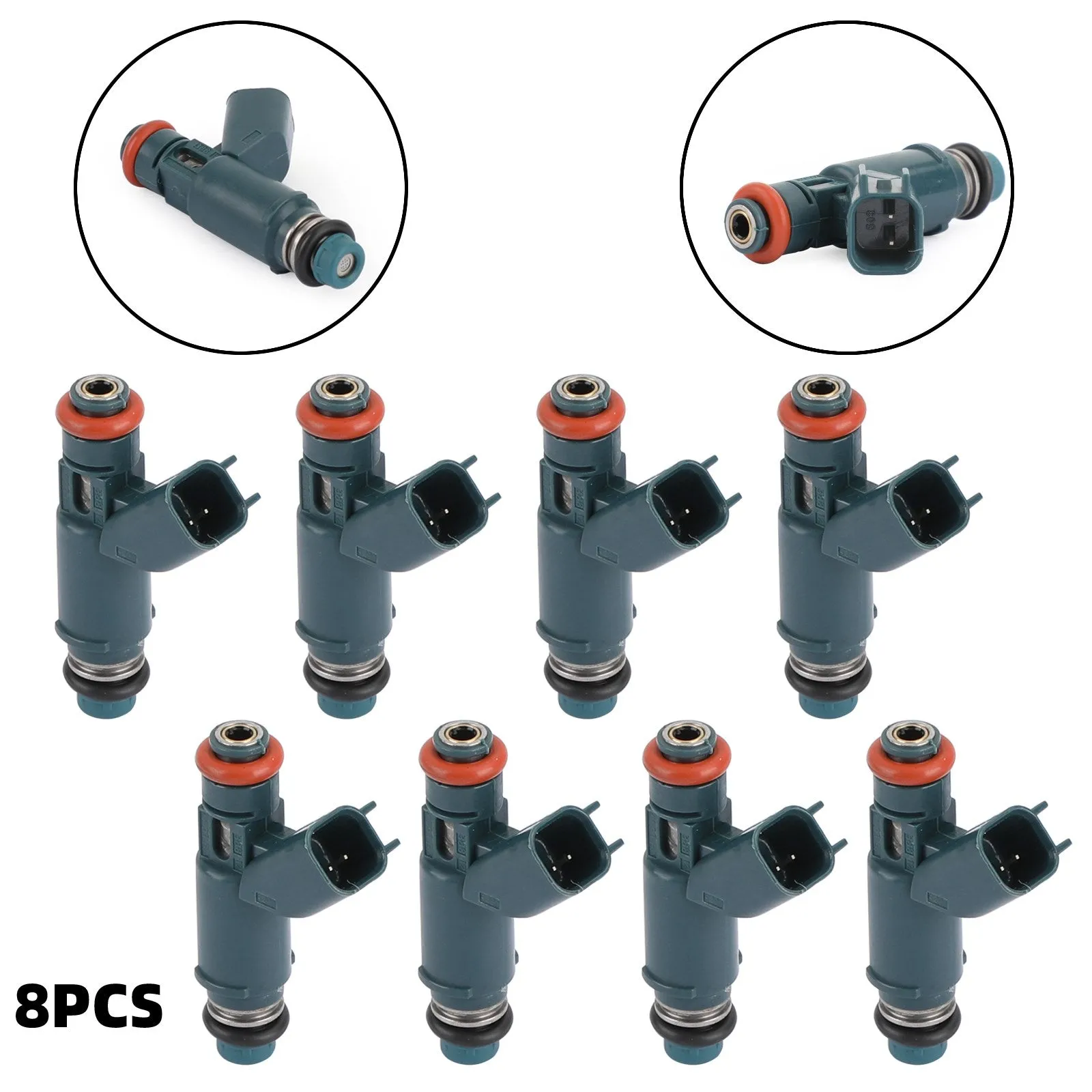 8 PCS Injecteurs De Carburant 2W93-BA Fit Pour 03-09 Jaguar 4.2L 08-09 Land Rover 4.2L Générique