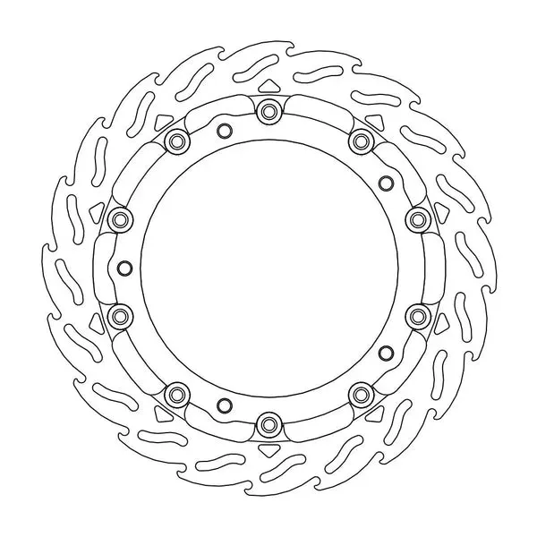 Disco freno serie Flame Race-17101872