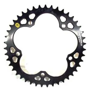 201A45-25-NER - Corona nera 45 denti Sitta in ergal passo 525, per MV Agusta F4 1000/312/1078 e Brutale 05,