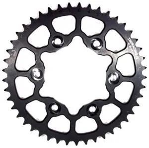 Corona 38 Denti Sitta Ergal nero passo 525 per Yamaha R1 2015> - R6 99>02 - MT09 - TRACER 9 - NIKEN