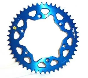 Corona Sitta 44 denti in ergal blu passo 520 per Suzuki GSX-R 600 - 750 - 1000 e GSR 600