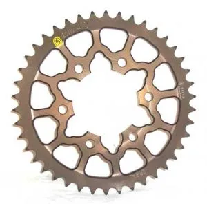 Corona 42 Denti Sitta Ergal in ossido duro, catena 520, codice 201M42-od ergal 7075 per Yamaha R1, Suzuki GSX-R 1000 09, R6 06-07, FZ1/Fazer 1000 06-,