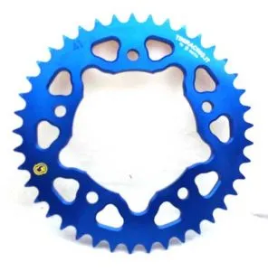 Corona 38 Denti Sitta Ergal blu passo 520 per Yamaha R1 2015> - R6 99>02 - MT09 - TRACER 9 - NIKEN