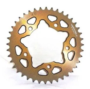 Corona 40 Denti Sitta in ossido duro Ergal, catena 520, CODICE 202P40-OD ergal 7075 per APRILIA RS 125 06>, RSV 1000, RSV4, FALCO, TUONO