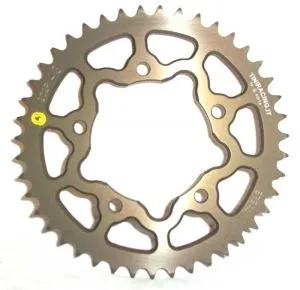 Corona Sitta 42 Denti in Ergal ossido duro passo 415 per APRILIA RSV4, RSV 1000, TUONO 1000