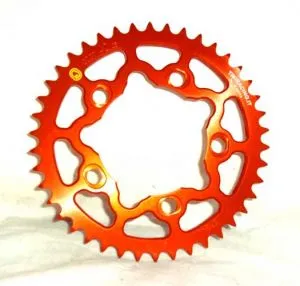 Corona 42 Denti Sitta in Ergal passo 520 per KTM RC8, DUKE 950/990 codice 202T42-ORANGE