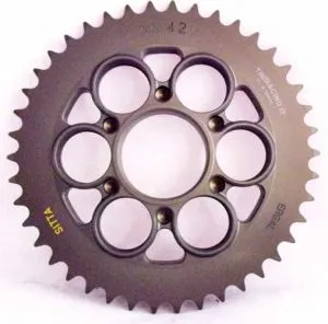 Corona Sitta 44 Denti Ergal 7075 ossido duro catena 525 DUCATI PANIGALE / MONSTER 1200 / S 14-