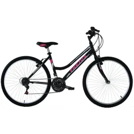 Bici 26 MTB 18 velocità nero e fucsia ragazza donna Frejus / Girardengo