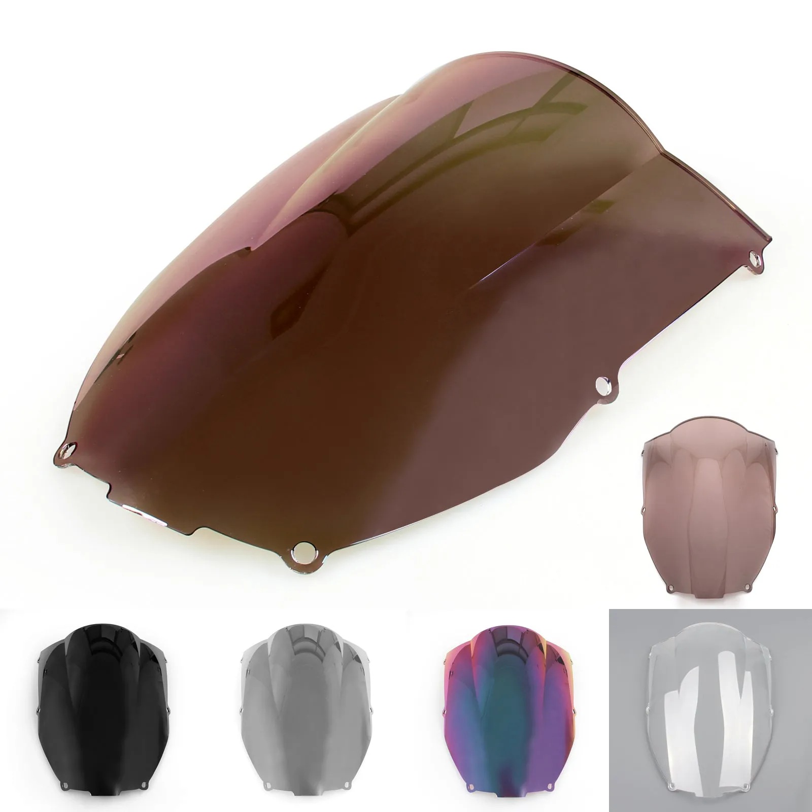 Pare-brise pare-brise pour Kawasaki ZX6R 2000-2002 ZZR600 2005-2009