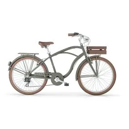 Bici maui 26 alluminio 7 velocità shimano verde militare