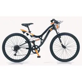bici 26 mtb jump 6 velocità ammortizzatore posteriore matt black
