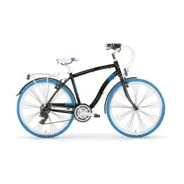 bici 28 vintage trekking 21v. uomo alluminio blu h50