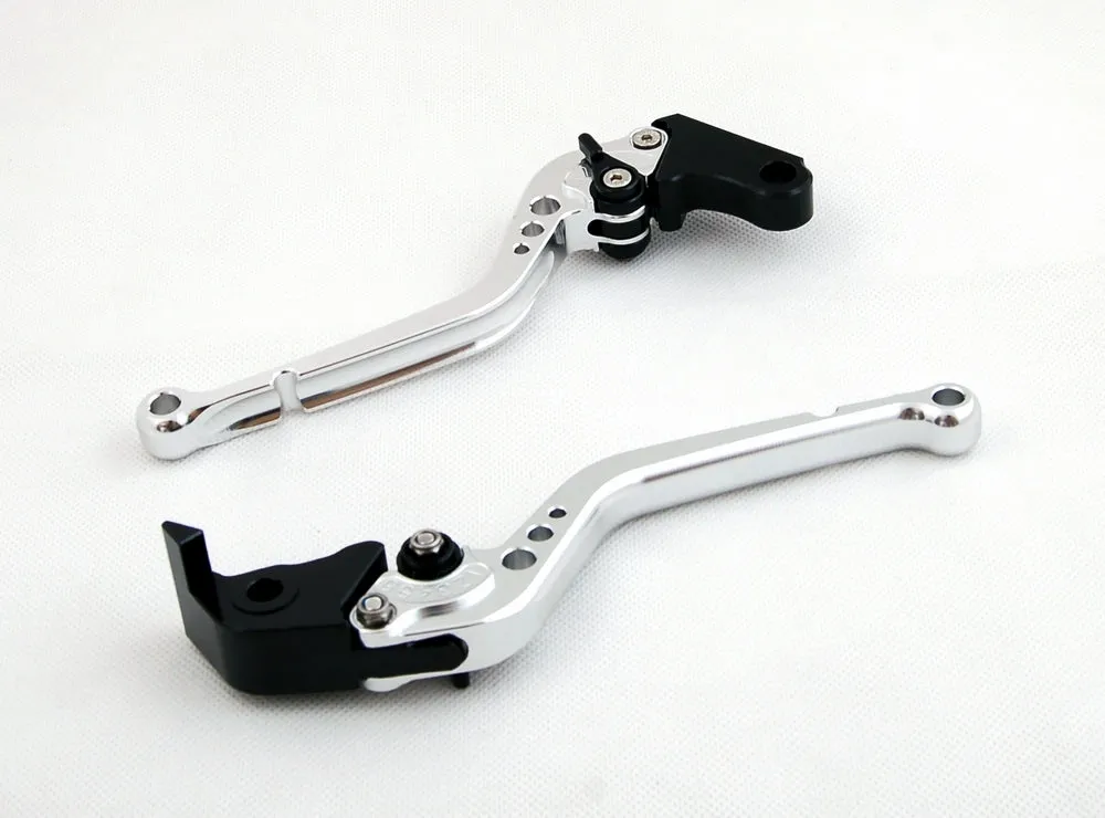 Leviers d'embrayage de frein longs pour Ducati Hypermotard 1100/SP 2007-2012 Noir Generic
