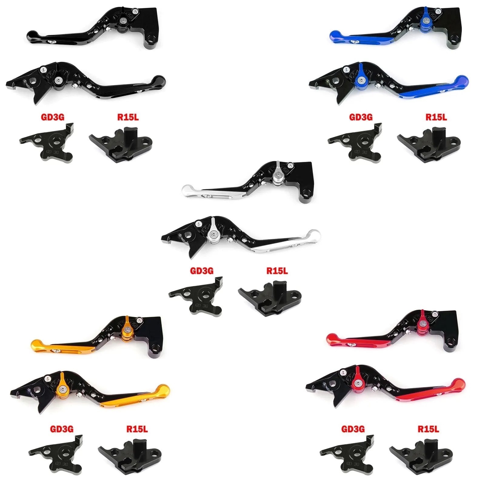 Levier de frein d'embrayage réglable pour moto YAMAHA MT125 2014-2019 générique