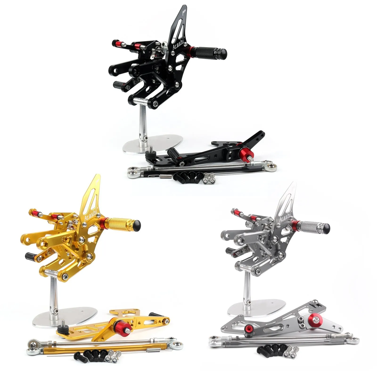 Commandes reculées réglables repose-pieds repose-pieds ensemble arrière pour Yamaha MT-10 FZ10 2017-2019 générique