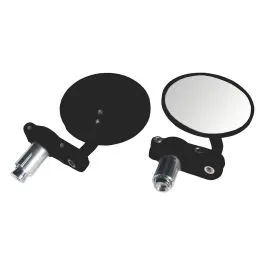 Coppia Specchietti moto attacco terminali manubrio Phoenix neri