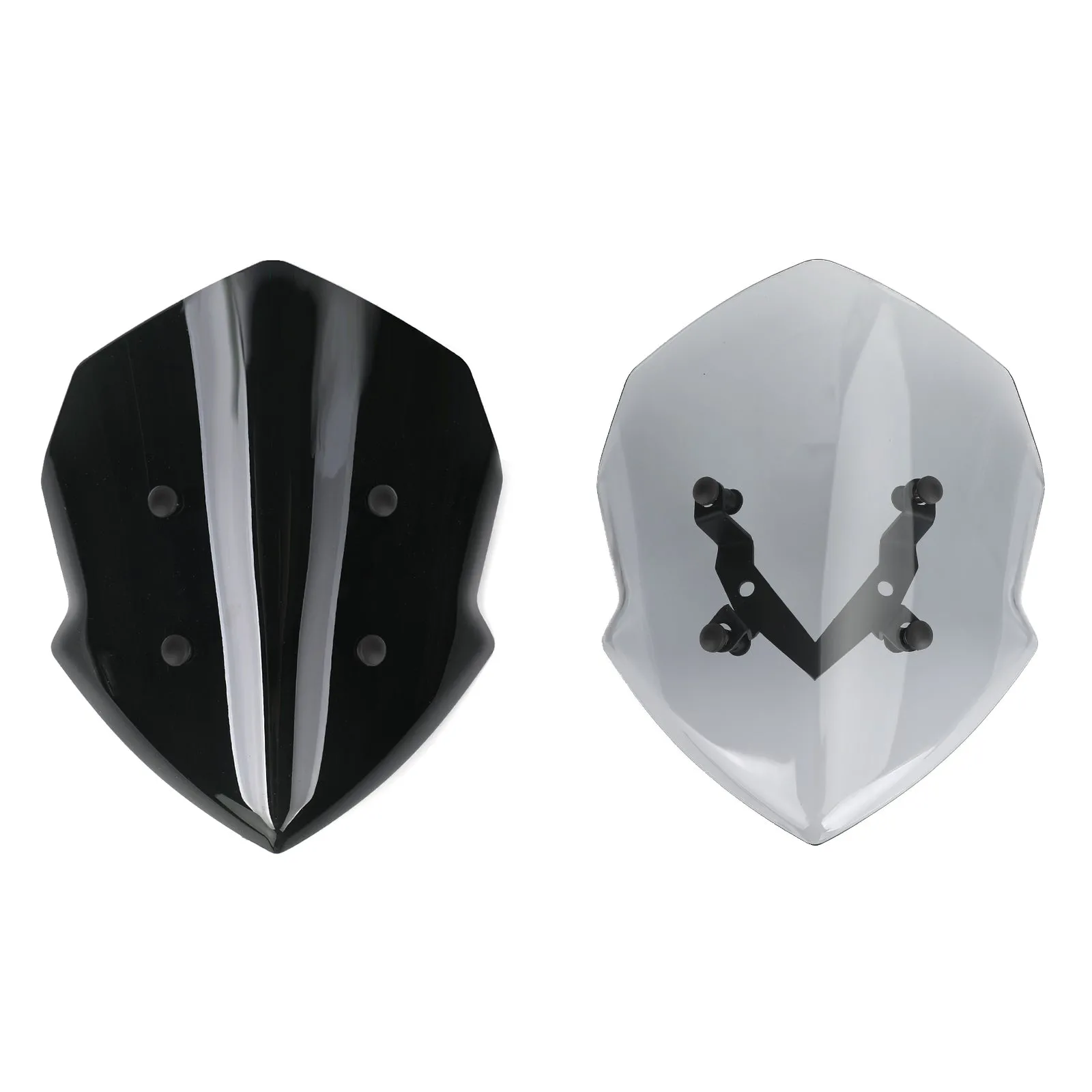 Pare-brise de moto ABS 4 mm pour Kawasaki Z125 2019-2020 générique