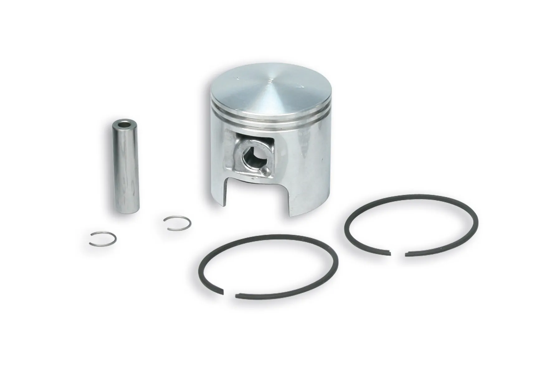 Malossi Pistone 2T D.47 con spinotto D.10 e 2 segmenti rettangolari selezione D