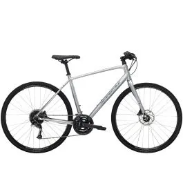 BICI 28 FX 2 Disc Ibrida taglia M Grigio satinato Satin Lithium Grey Trek