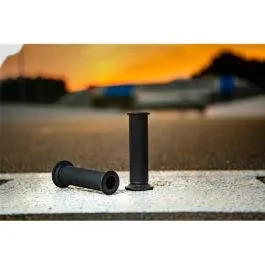 coppia manopole moto scooter nere