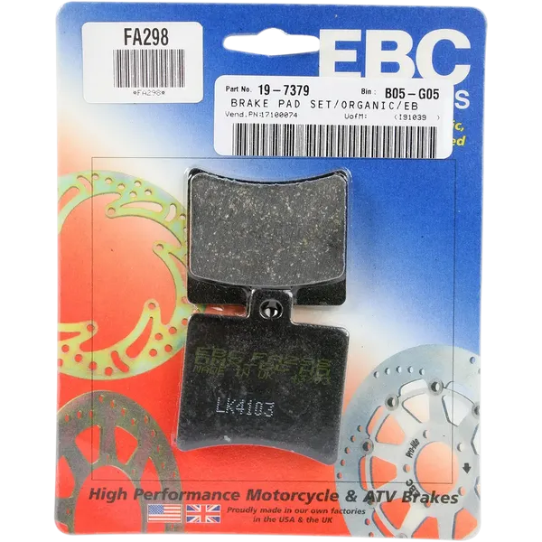 Pastiglie freno “FA” a base organica-17100074