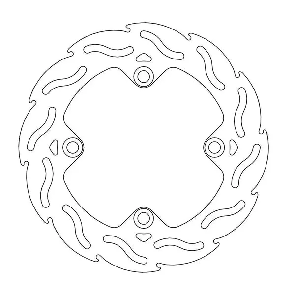 Disco freno serie Flame posteriore-17101169