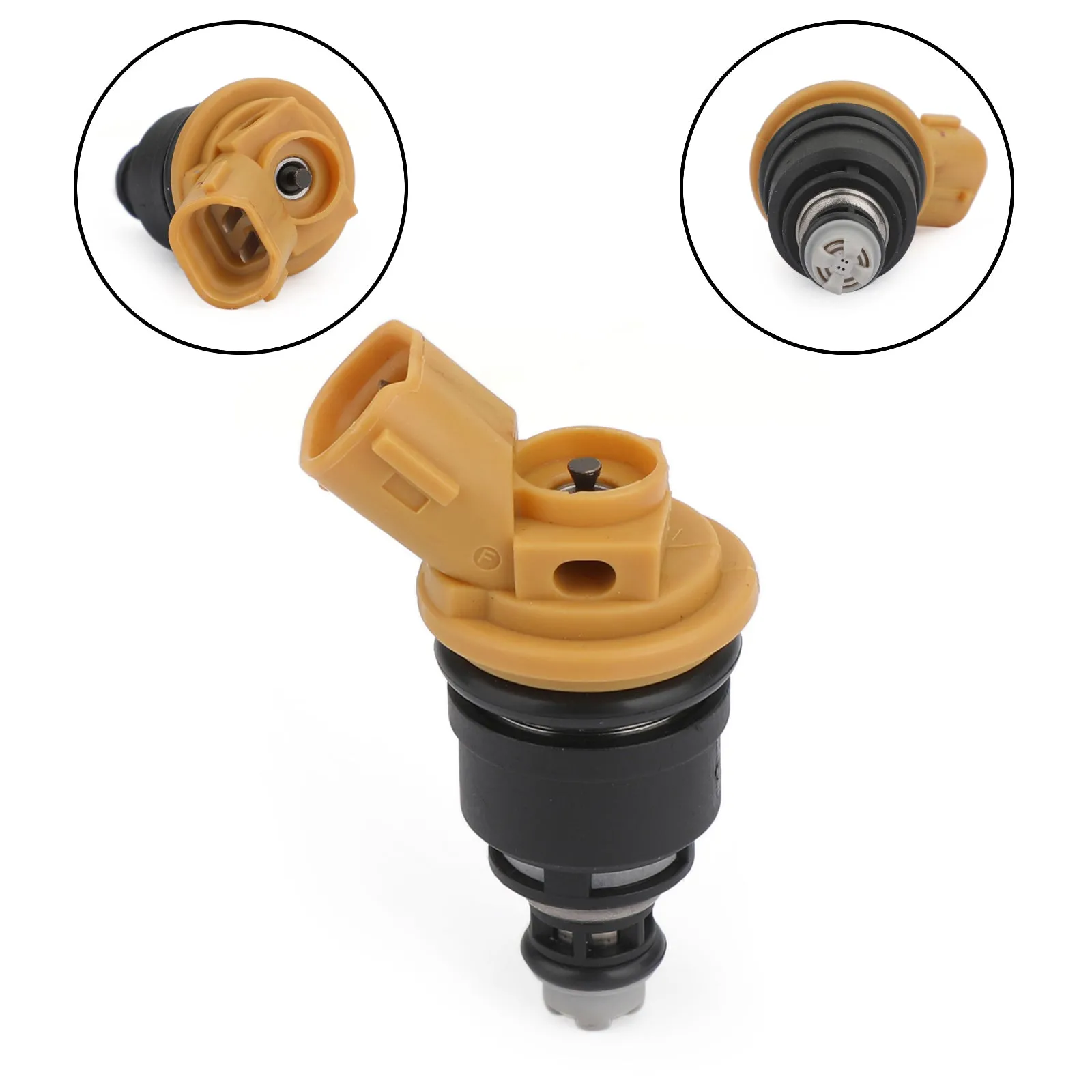 1 pièces 550cc injecteurs de carburant latéraux jaunes 16600-AA170 pour Sti WRX GC8 générique