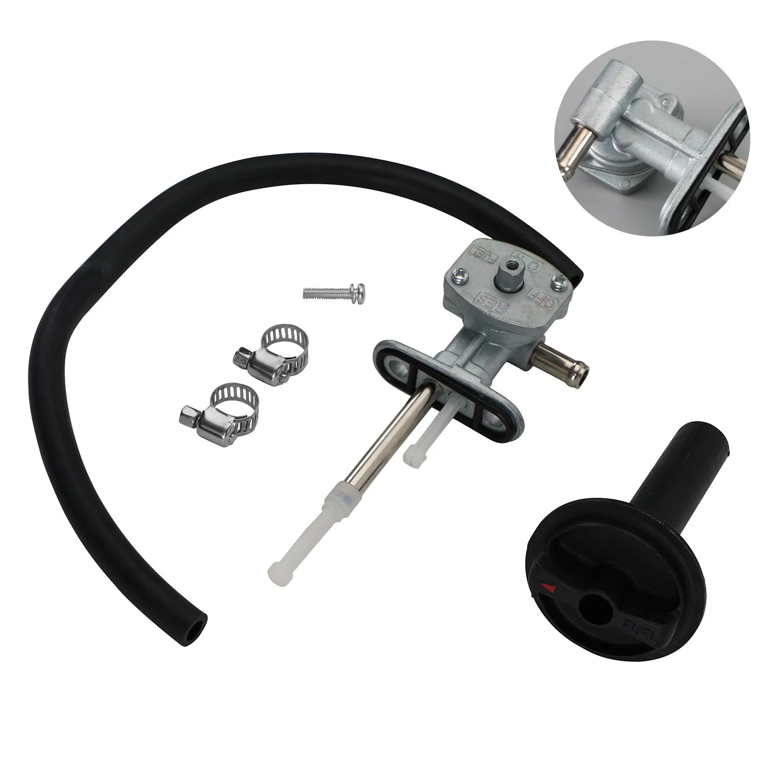 Valve de carburant Petcock et levier pour Yamaha Kodiak YFM400FA YFM450FA 4x4 2000-2006 générique